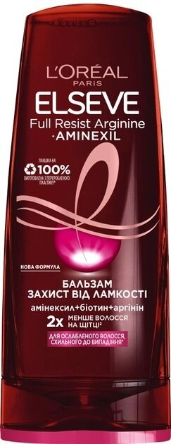 Бальзам для волосся Elseve L'Oreal Paris Аргінін + Амінексил, 200 мл