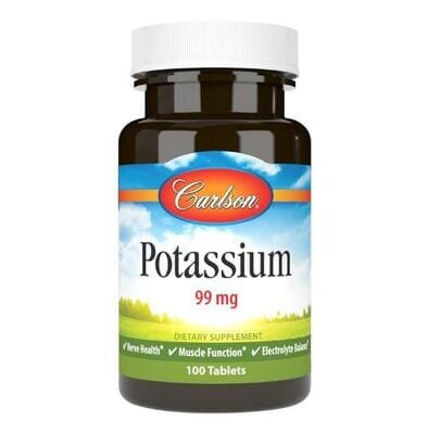 Калій Carlson Labs Potassium, 100 таблеток