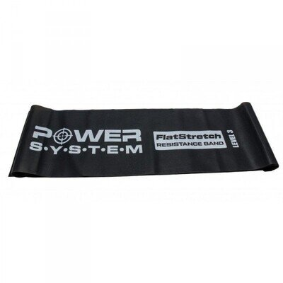 Еспандер стрічка Power System Flat Stretch Band Level 3, PS-4123, чорний