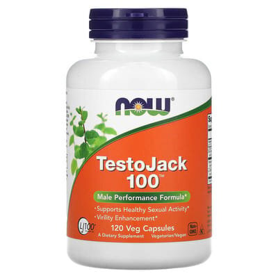 Тестостероновий бустер NOW TestoJack 200 капсули №120