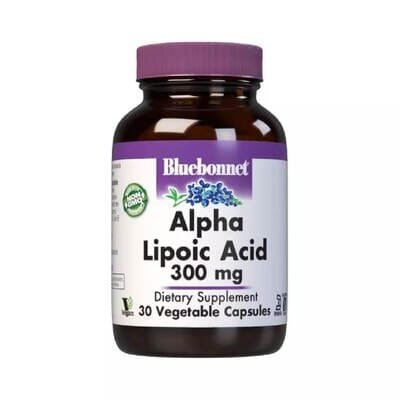 Альфа-ліпоєва кислота Bluebonnet Nutrition Alpha Lipoic Acid 300 мг вег. капсули №30
