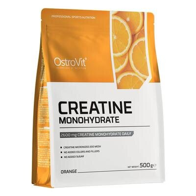 Креатин моногідрат OstroVit Creatine Monohydrate апельсин, 500 г