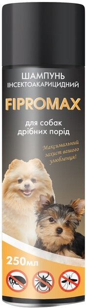 Шампунь Fipromax проти бліх для собак дрібних порід, 250 мл