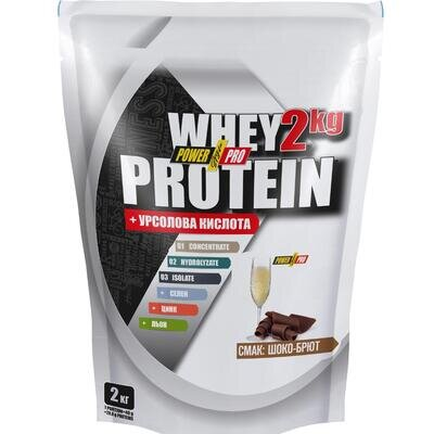 Протеїн Power Pro Whey Protein шоко-брют, 2 кг