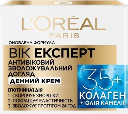 Крем для обличчя L'Oreal Paris Вік Експерт 35+ денний антивіковий догляд проти зморщок, 50 мл