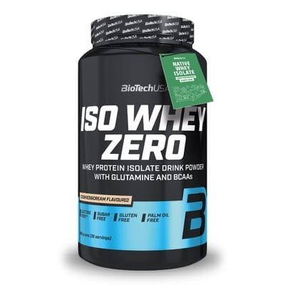 Протеїн Biotech Iso Whey Zero cookies & cream, 908 г