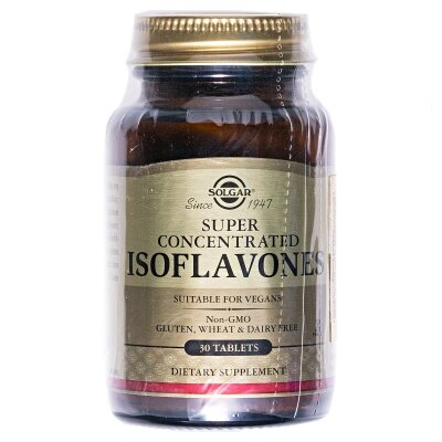 Суперконцентрат ізофлавонів Solgar Super Concentrated Isoflavones таблетки №30