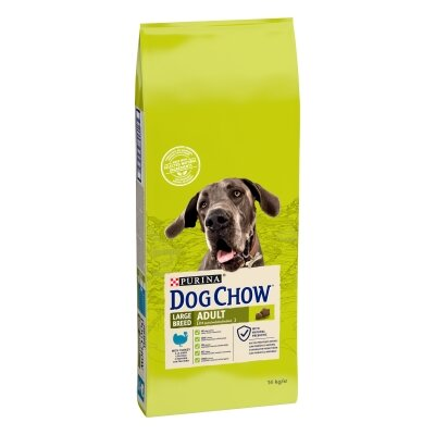 Корм сухий для дорослих собак великих порід Purina Dog Chow Adult Large Breed зі смаком індички, 14 кг