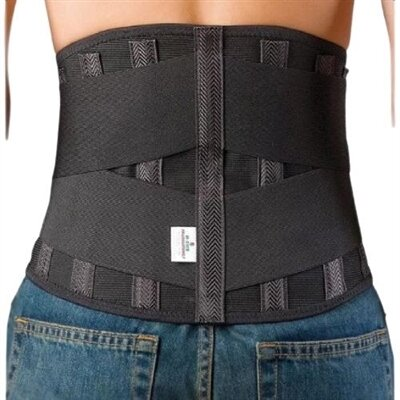 Бандаж протирадикулітний Реабілітімед Індустрі І-6М-В з 6 ребрами жорсткості, колір чорний, розмір XXL