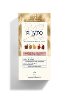 Крем-фарба Phyto Phytocolor, тон 10 блондин екстрасвітлий, 60 мл + 40 мл