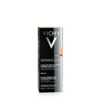 Тональний флюїд Vichy Dermablend коригувальний тон 20, SPF 28, 30 мл