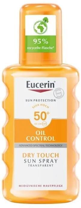 Спрей сонцезахисний Eucerin Sun SPF50+ Oil Control з матуючим ефектом (63907), 200 мл
