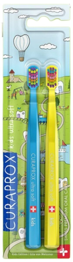 Набір Curaprox Kids Ultra Soft DUO Special Edition 2025 дитячих зубних щіток, 2 шт