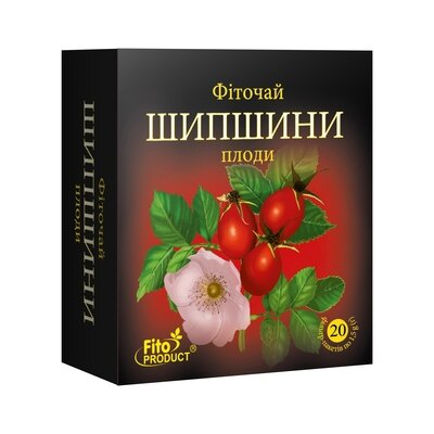 Фіточай Фітопродукт №29 Шипшини плоди по 1,5 г №20 в філ.-пак.