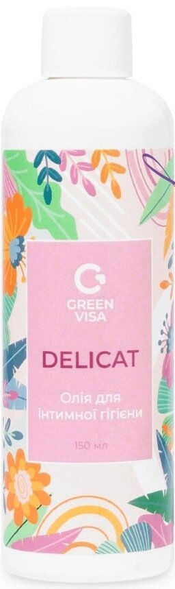 Олія для інтимної гігієни Green Visa Delicat Грін-Віза Делікат, 150 мл