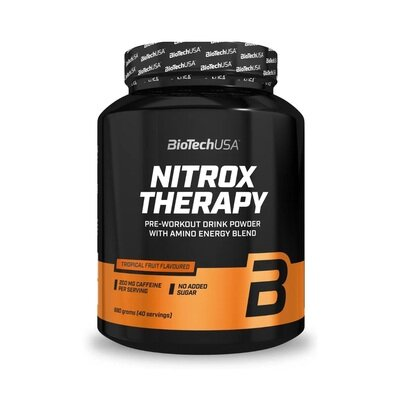 Передтренувальний комплекс Biotech Nitrox Therapy tropical fruit, 680 г