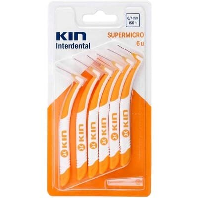 Інтердентальні щітки Kin Interdental для міжзубних проміжків, 0,7 мм, 6 шт