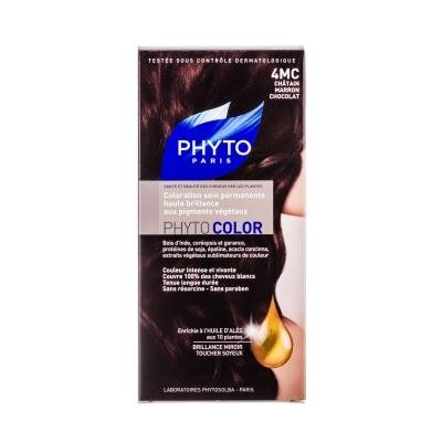 Крем-фарба Phyto Phytocolor, тон 4МС шатен шоколадно-каштановий,60 мл + 40 мл
