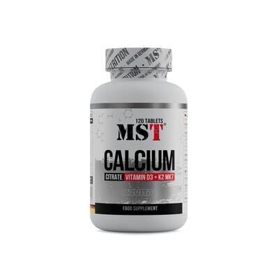 Кальцій цитрат+D3+K2 MST Nutrition Calcium citrate Vitamin D3 + K2VITAL, 120 таблеток