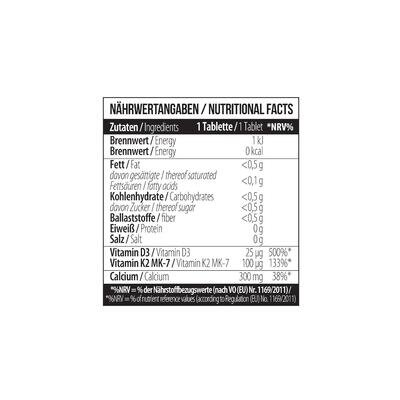 Кальцій цитрат+D3+K2 MST Nutrition Calcium citrate Vitamin D3 + K2VITAL, 120 таблеток