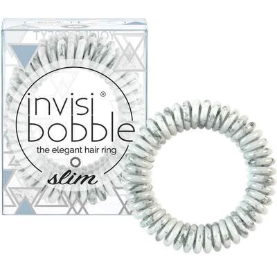 Резинка-браслет для волосся Invisibobble Slim Marblelous You're Greyt, 3 шт
