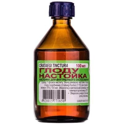 Глоду настойка по 100 мл у флак.