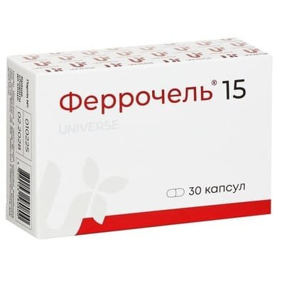 Феррочель 15 капсули № 30