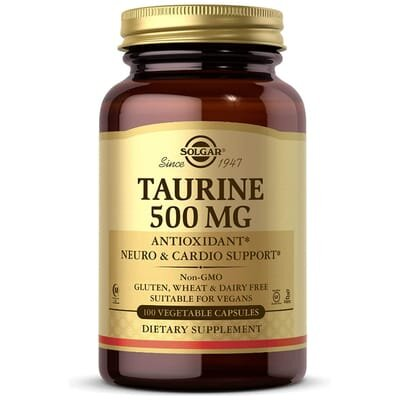 Таурин Solgar Taurine 500 мг вег. капсули №100