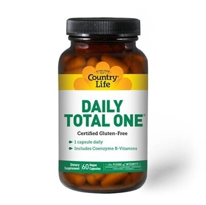 Вітамінно-мінеральний комплекс Country Life Daily Total One з залізом капсули №60