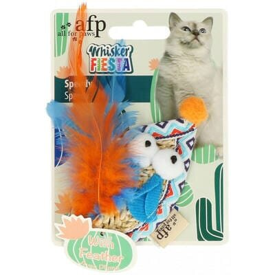 Іграшка-дражнилка AFP Whisker Fiesta Speedy для котів із котячою м'ятою, 9,5х5 см