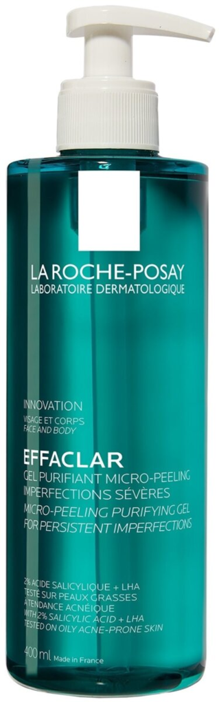 Гель-мікропілінг La Roche-Posay Effaclar Micro-Peeling Purifying Gel для очищення проблемної шкіри обличчя і тіла, 400 мл