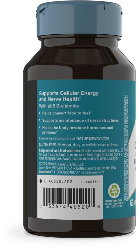 Вітаміни групи В Nature's Way B-100 Complex, 60 капсул