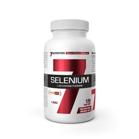 Селен + Цинк 7Nutrition Selenium (L-selenometionine) 200 мкг + Zinc 15 мг, 120 капсул
