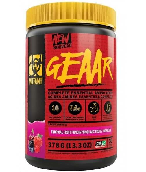 Амінокислотний комплекс Mutant Geaar, тропічний фруктовий пунш, 378 г
