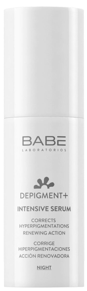 Сироватка для обличчя Babe Laboratorios Depigment+ нічна інтенсивна проти пігментації, 30 мл