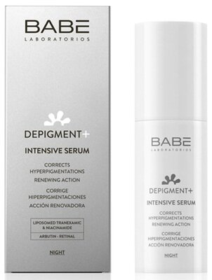 Сироватка для обличчя Babe Laboratorios Depigment+ нічна інтенсивна проти пігментації, 30 мл