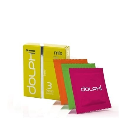 Презервативи Dolphi Lux Mix (fire desire power), 3 штуки