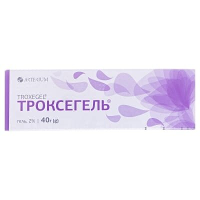 Троксегель гель 2 % по 40 г у тубах