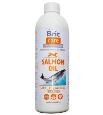 Олія лосося Brit Care Salmon Oil для шкіри та шерсті собак всіх вікових груп, 500 мл