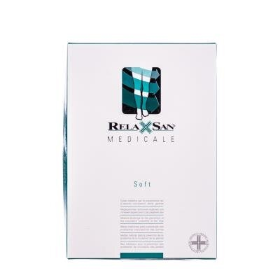Гольфи компресійні Relaxsan Medicale Soft відкритий носок, компресія 23-32, колір бежевий, розмір 2