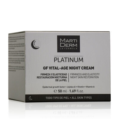 Крем для обличчя MartiDerm Platinum Gf Vital-Age нічний антивіковий, 50 мл