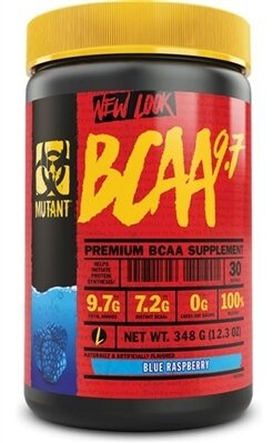 Амінокислота Mutant BCAA 9.7, блакитна малина, 348 г