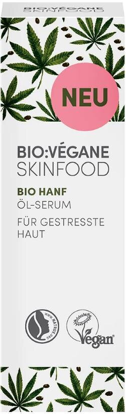 Сироватка для обличчя Bio:Vegane Органічний канабіс для втомленої шкіри, 30 мл