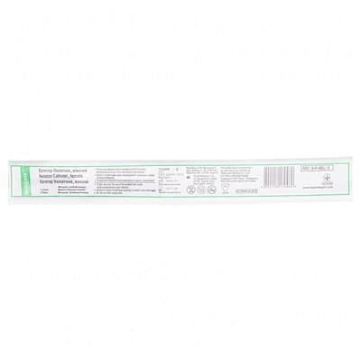 Катетер урологічний Medicare Nelaton Catheter female типу Нелатон жіночий, 6 Fr, салатовий, 1 штука