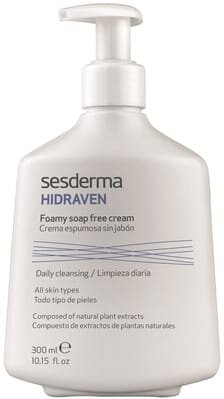Крем-пінка для вмивання Sesderma Hidraven без мила для всіх типів шкіри, 300 мл