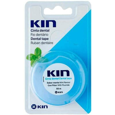 Зубна стрічка Kin з фтором м'ята, 50 м