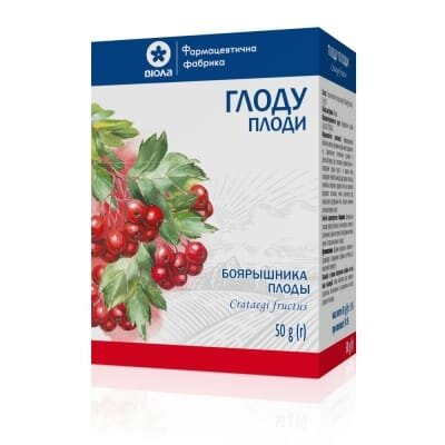 Глоду плоди по 50 г у пач. з внут. пак.
