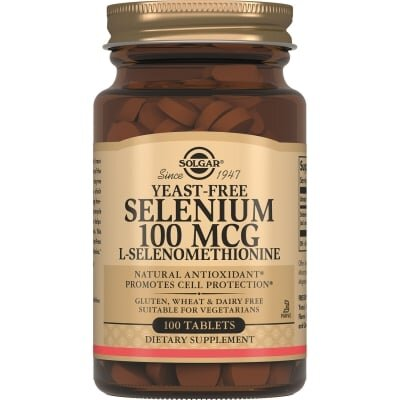 Селен Solgar Selenium 100 мкг таблетки №100