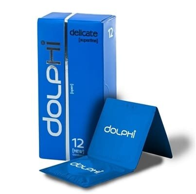 Презервативи Dolphi Lux Delicate Superfine особливо тонкі, 12 штук