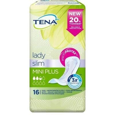 Прокладки урологічні Tena Lady Slim Mini Plus, 16 штук